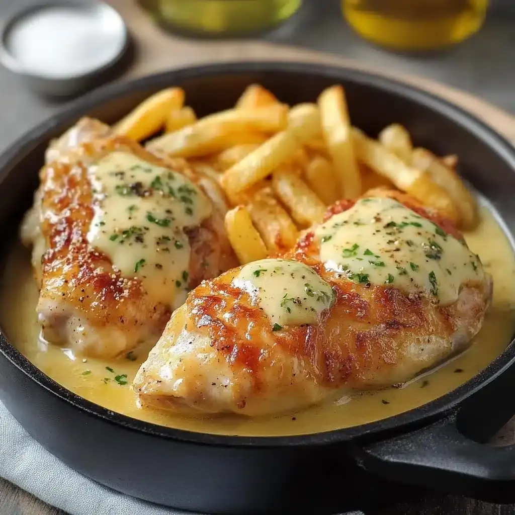 Cassolettes de Poulet au Maroilles