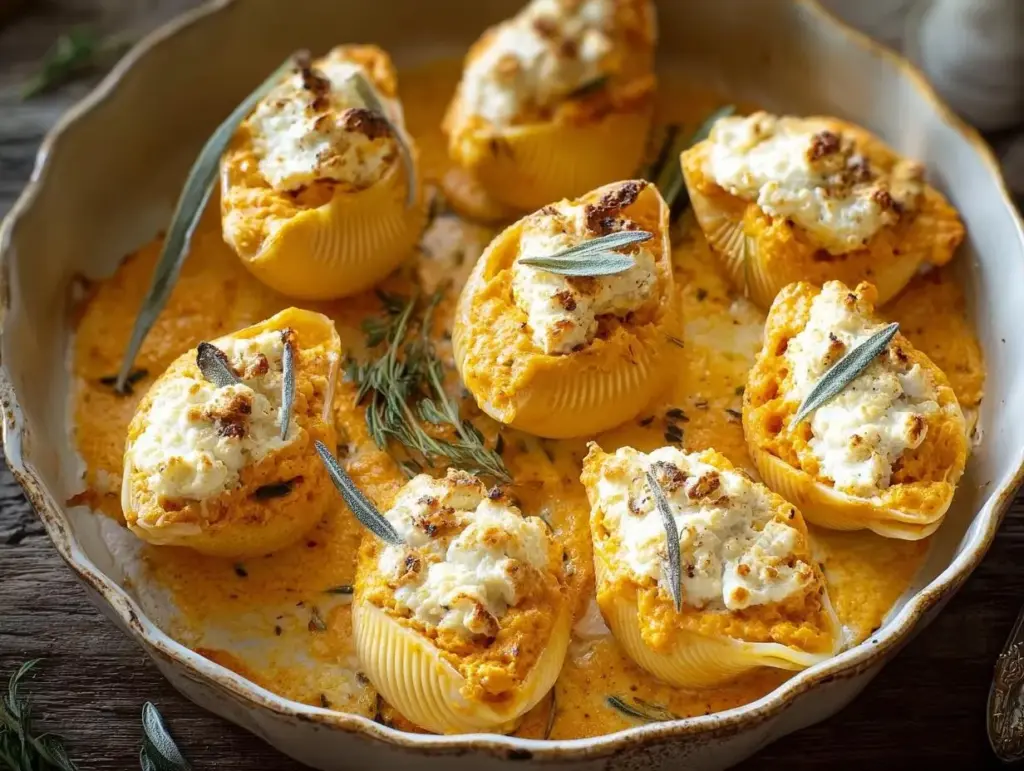 Coquilles farcies potiron ricotta : 20 saveurs d’automne