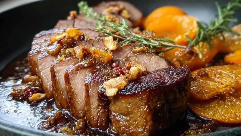 Filet Mignon de Porc à l’Orange et au Gingembre : Recette Française Facile