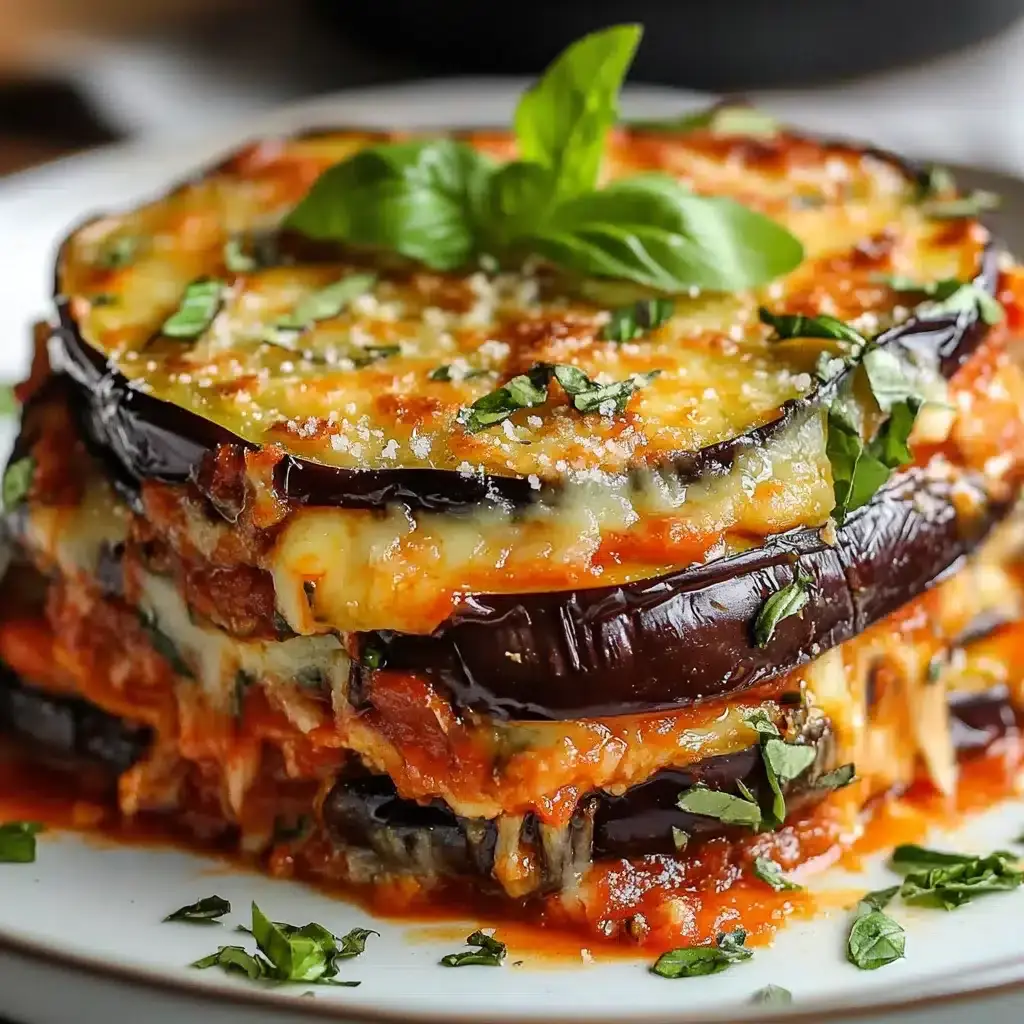 Parmigiana d’aubergines fondante