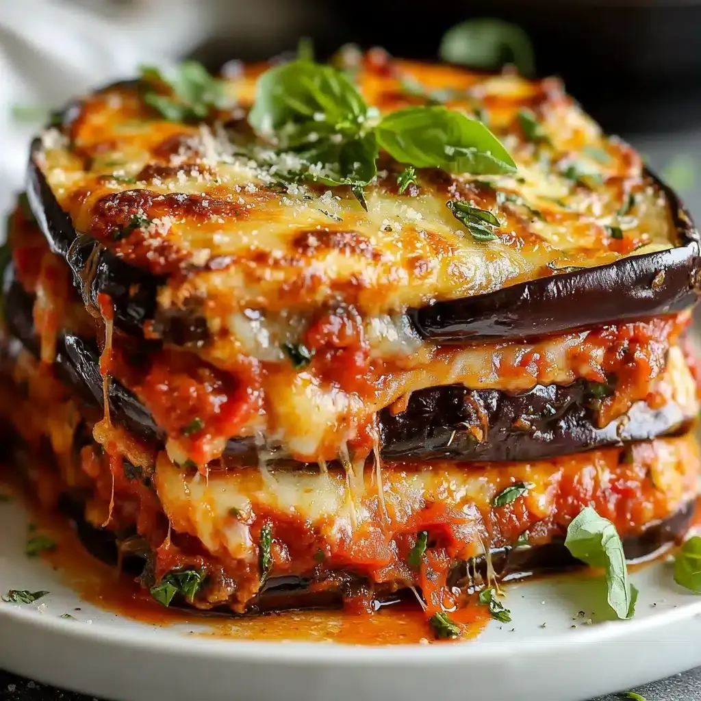 La meilleure recette de Parmigiana d’aubergines fondante