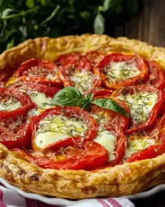 Tarte Facile aux Tomates et au Fromage