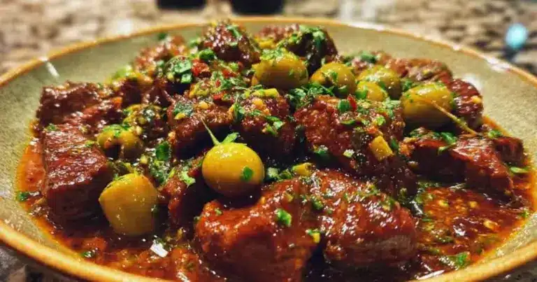 Sauté de Veau aux Olives – Recette Traditionnelle Facile