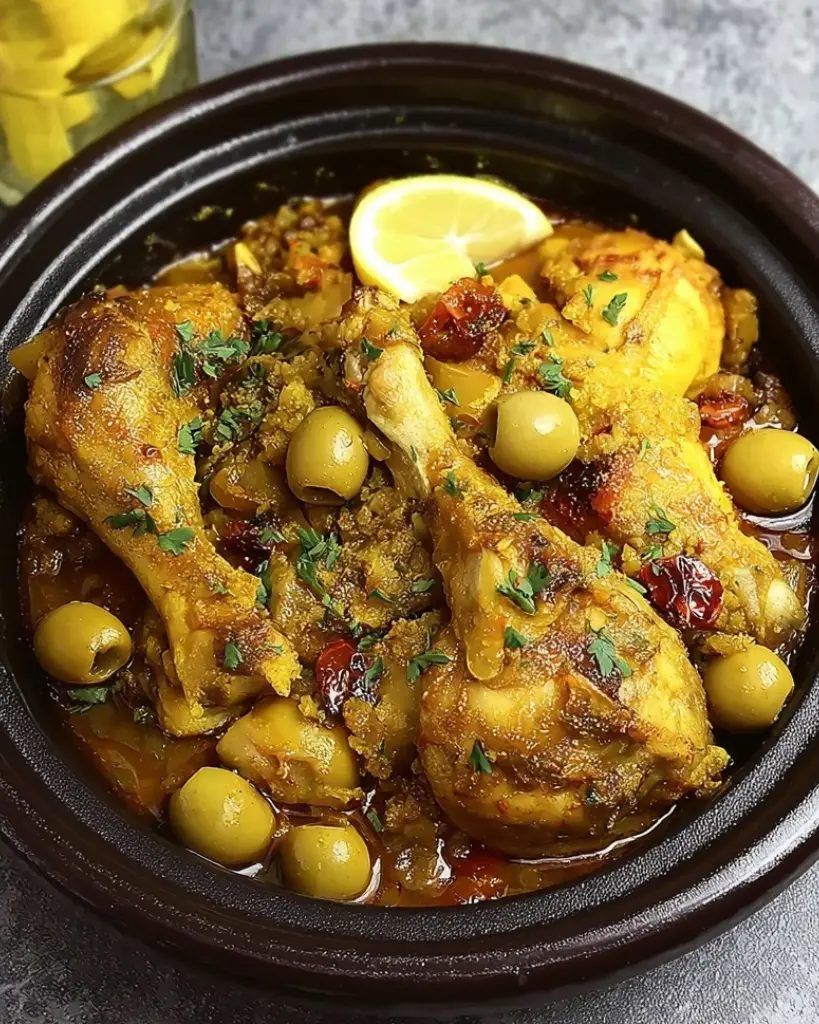 Tajine de poulet à la marocaine – Recette delicieux
