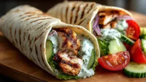 Wraps de Poulet Tzatziki