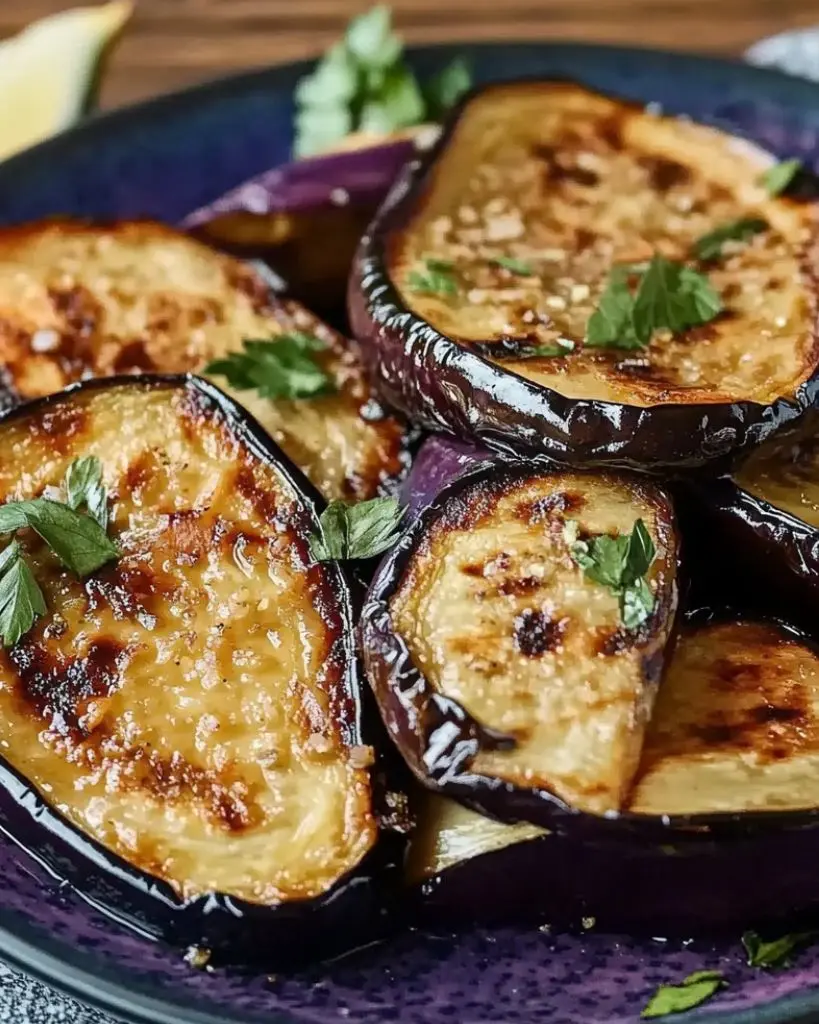 Aubergines grillées à la poêle – Recette delicieux