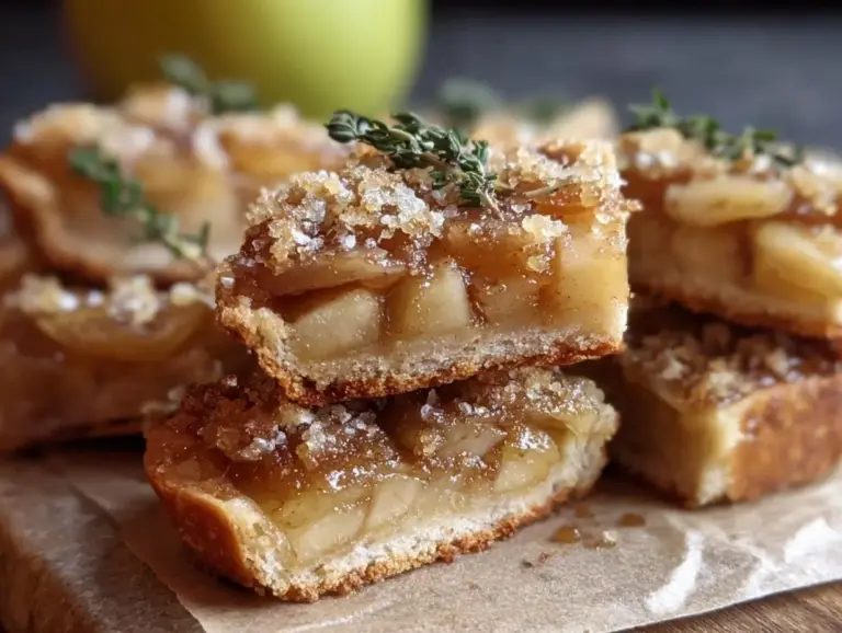 Barres croustillantes aux pommes : 1 recette gourmande