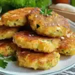 beignets de poulet et courgettes