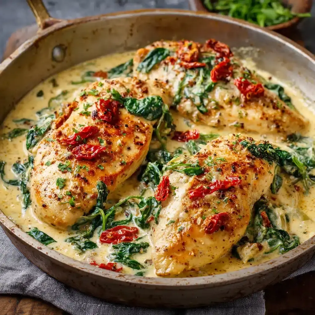 blancs de poulet à la toscane
