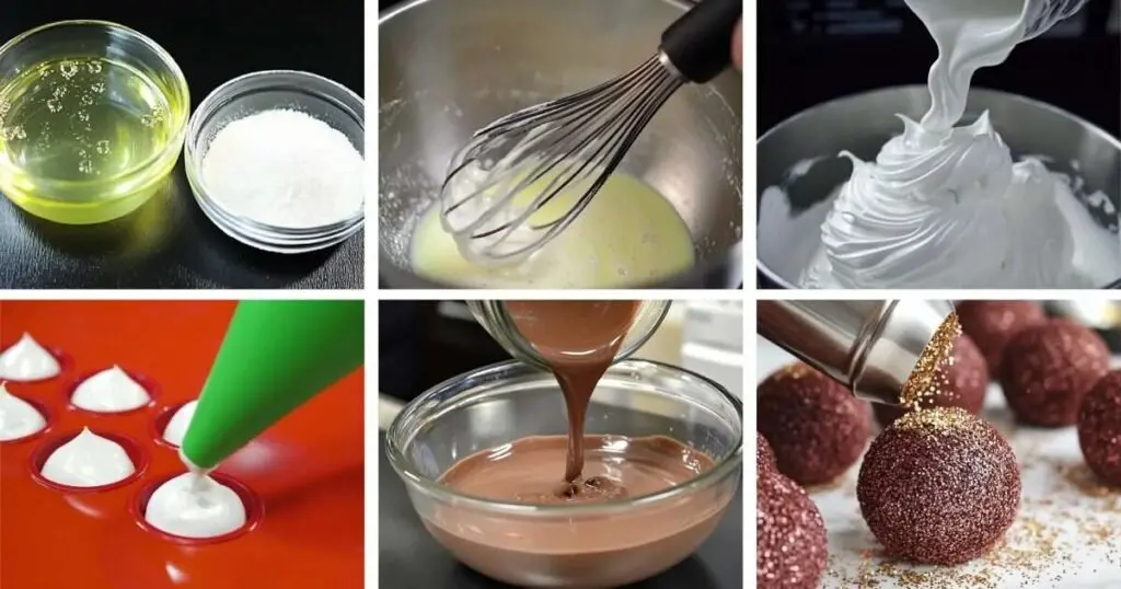 boule meringuée au chocolat
