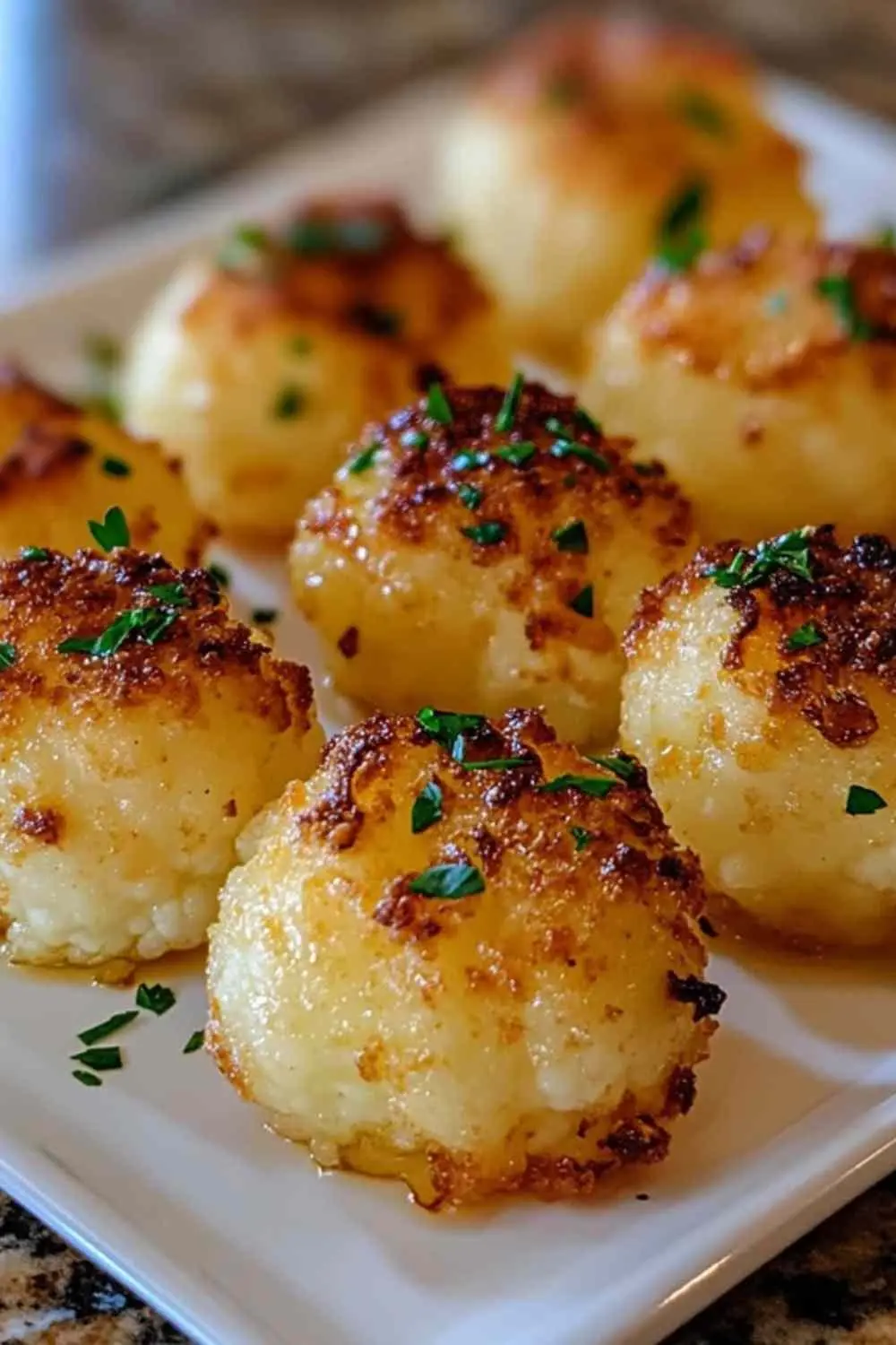 boulettes de chou-fleur rôties au parmesan