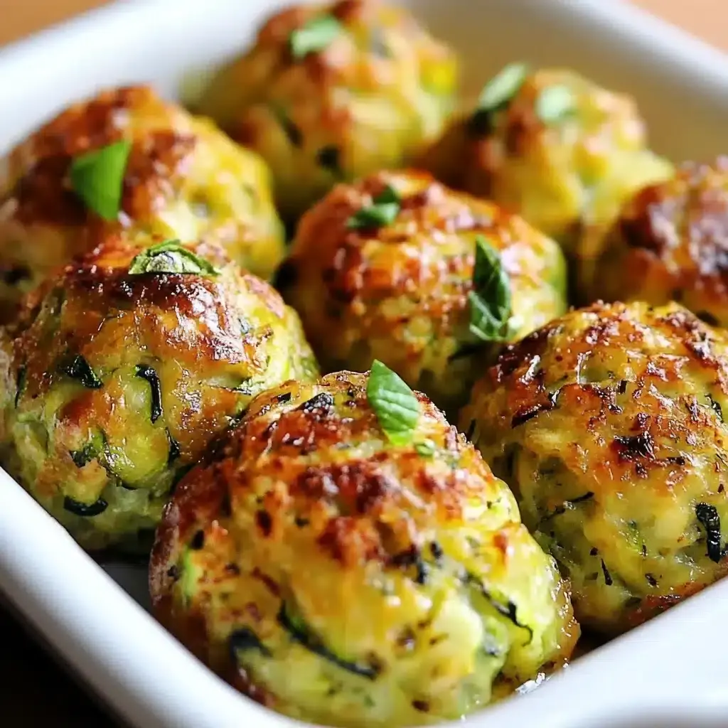 boulettes de courgettes au four