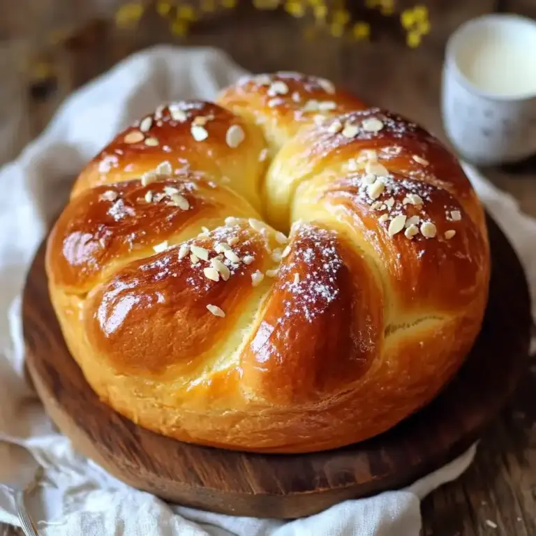 Brioche au Yaourt Légère Sans Pétrissage