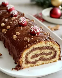 Bûche de Noël au chocolat facile
