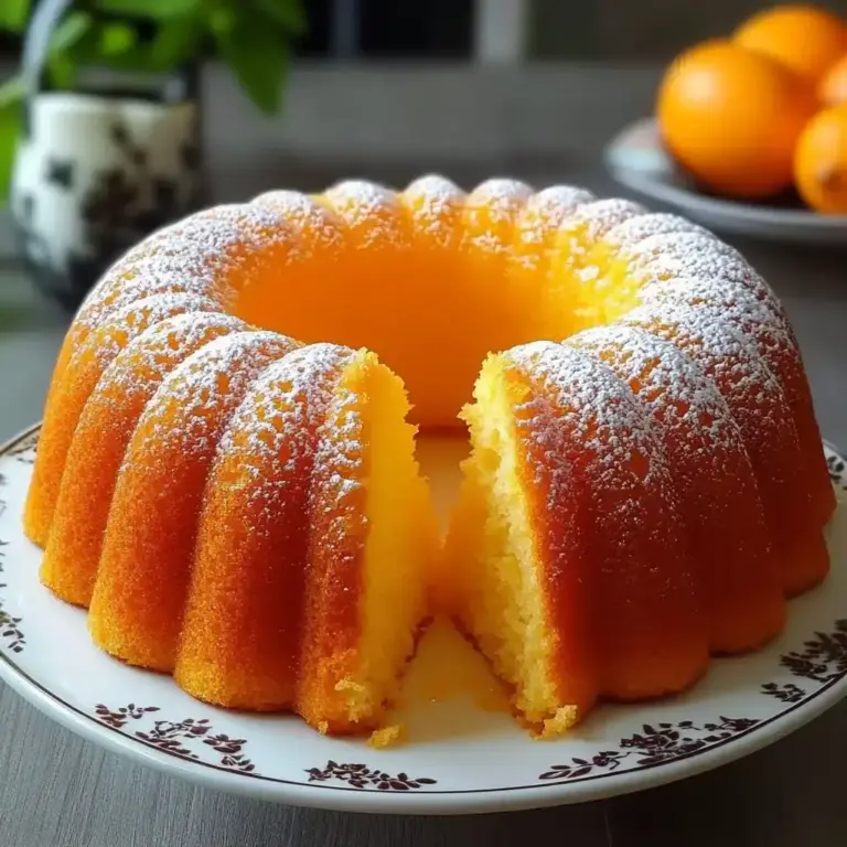 Cake Moelleux à l’Orange Facile