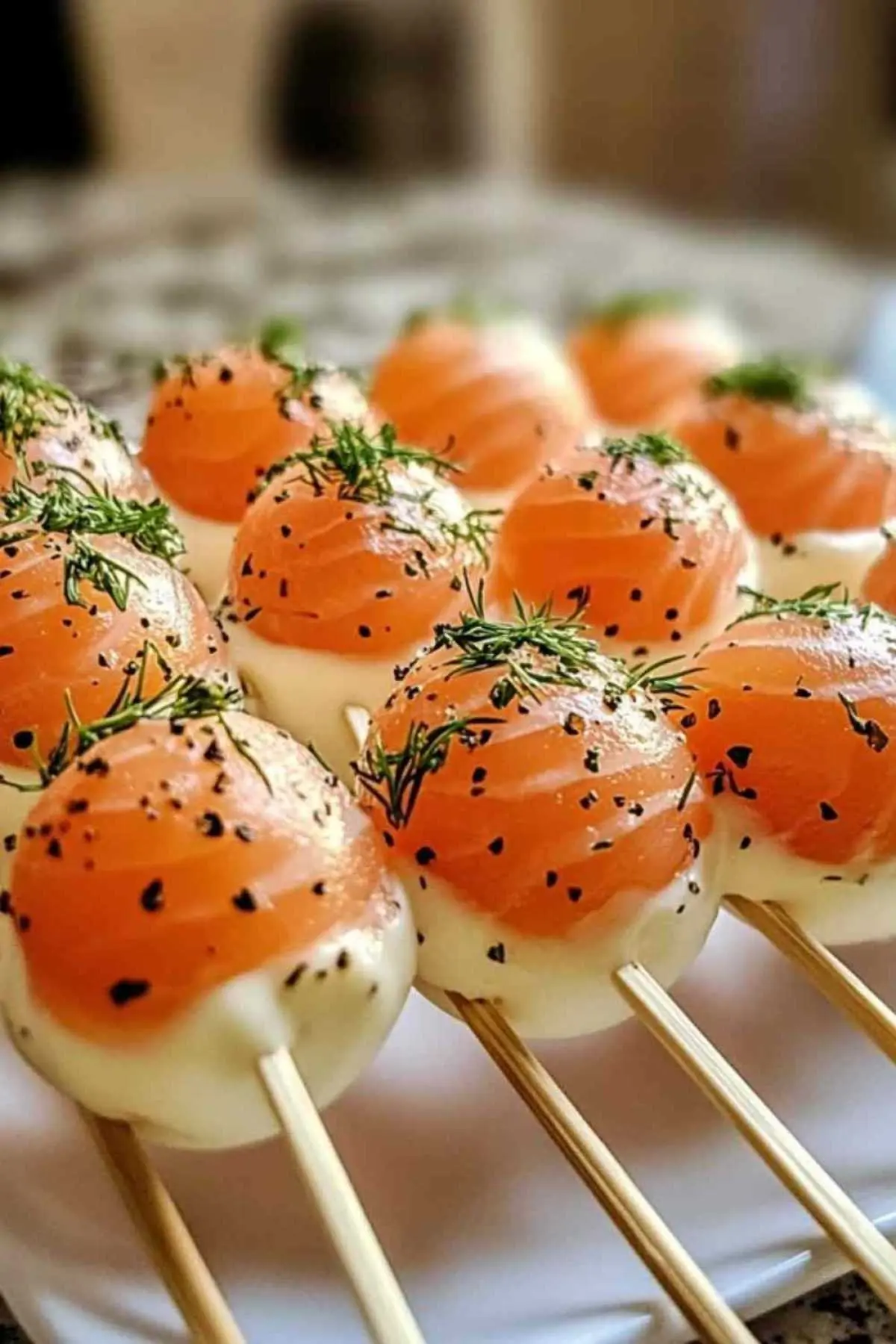 cake pops salés au saumon fumé