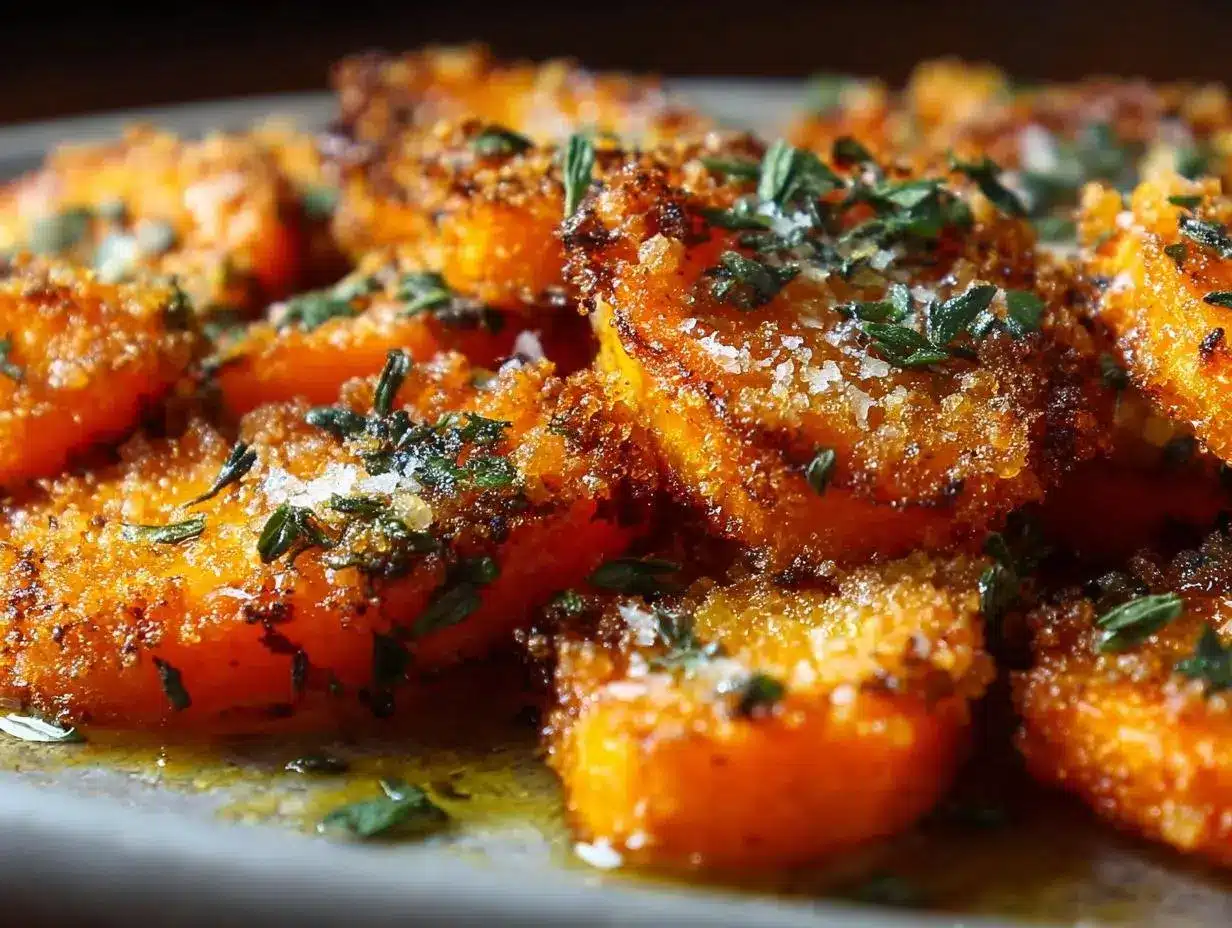 Carottes écrasées croustillantes : 450g de plaisir 2 carottes écrasées croustillantes