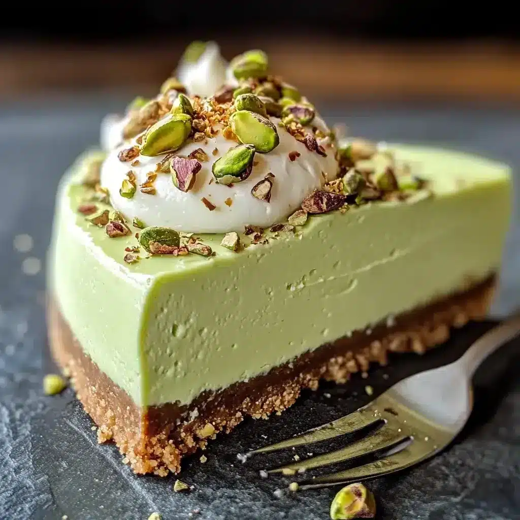 cheesecake à la pistache
