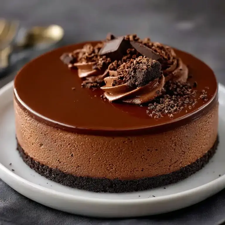Cheesecake au Chocolat sans Cuisson