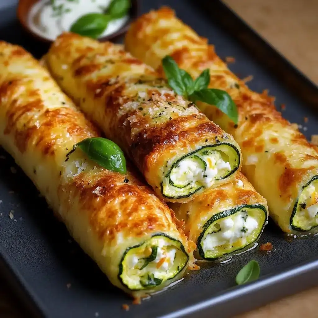 Cigares Dorés aux Courgettes, Feta & Mozzarella 2 cigares dorés courgettes feta mozzarella