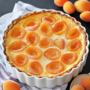 Clafoutis aux Abricots Facile et Moelleux