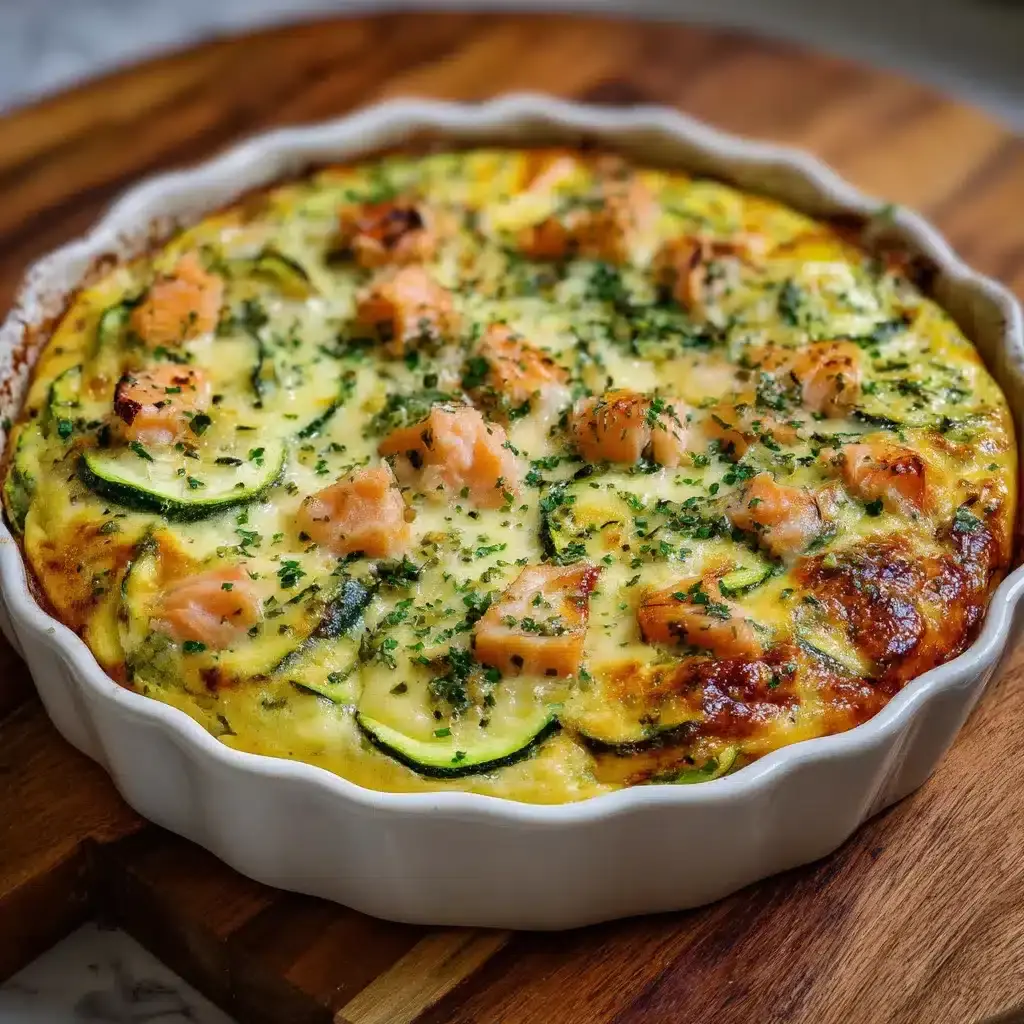 clafoutis saumon courgettes