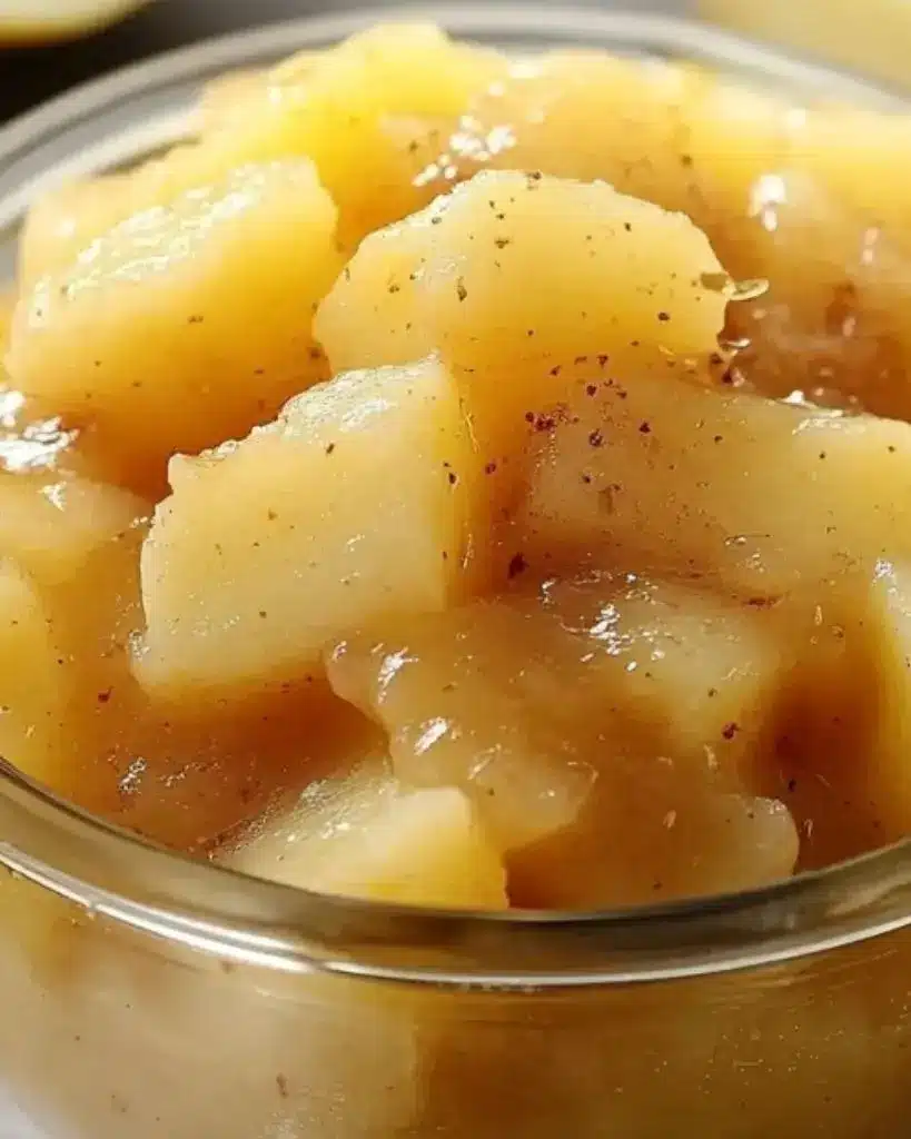 compote de pommes maison