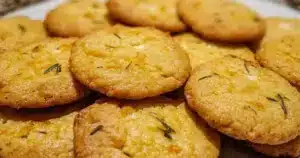 Cookies Salés au Chèvre et Miel avec une Touche de Romarin