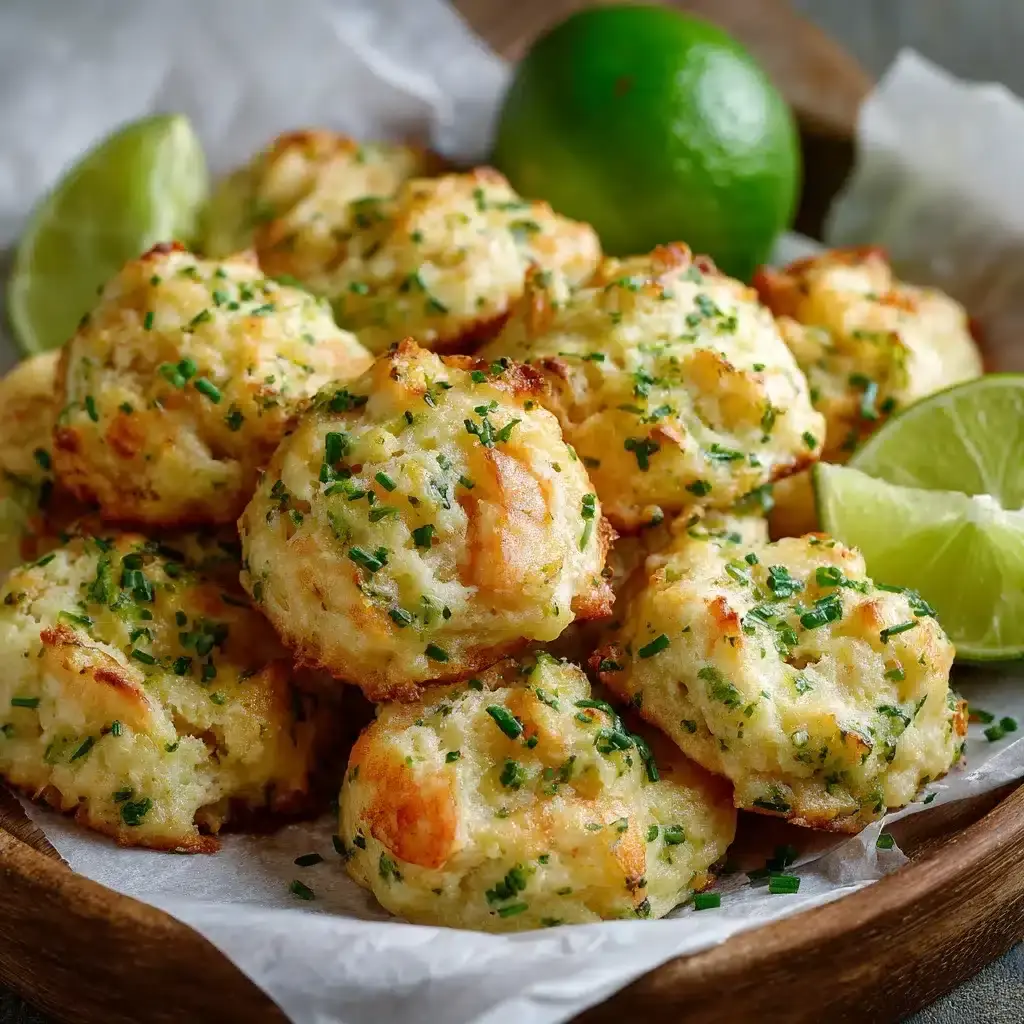cookies salés crevettes citron vert