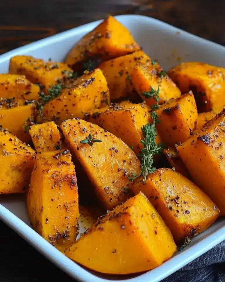 Courge butternut rôtie au four – Recette delicieux