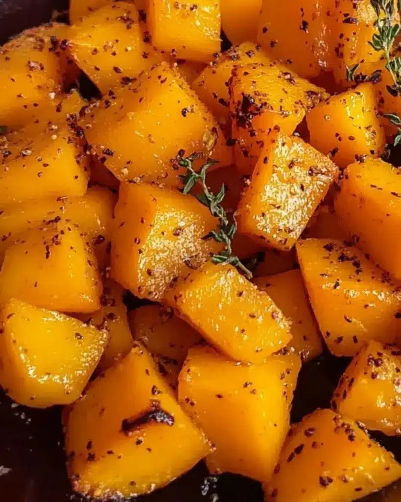 courge butternut rôtie cumin thym