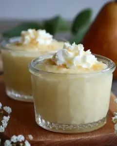 Crème de poires maison facile et rapide