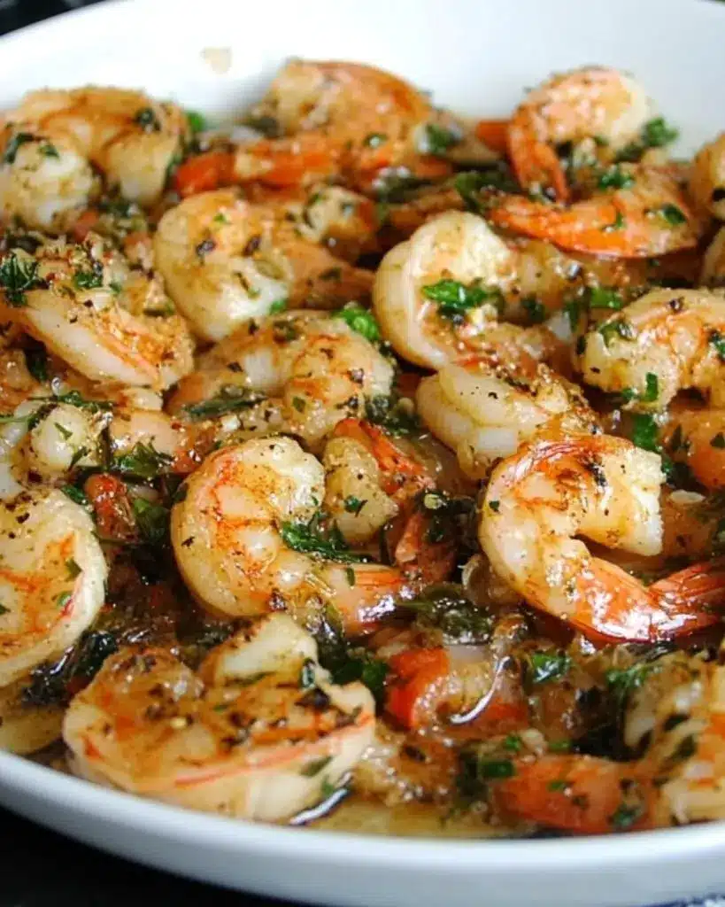 crevettes à l’ail