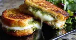 Croque-Monsieur Chèvre Pesto