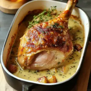 Cuisse de dinde à la Dijonnaise