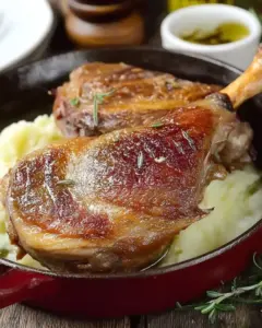 Cuisses de canard rôties au four