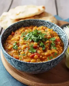 Dahl de Lentilles Corail au Lait de Coco