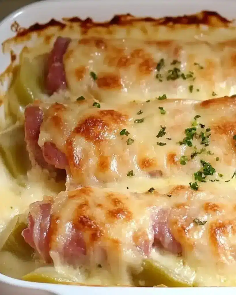 endives au jambon gratinées