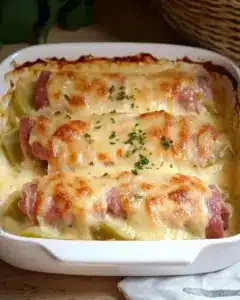 Endives au Jambon Gratinées à la Béchamel