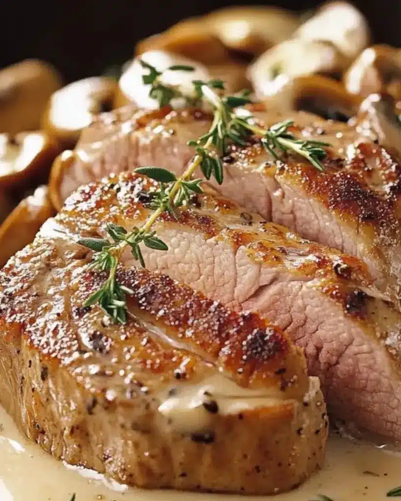filet mignon de porc en sauce