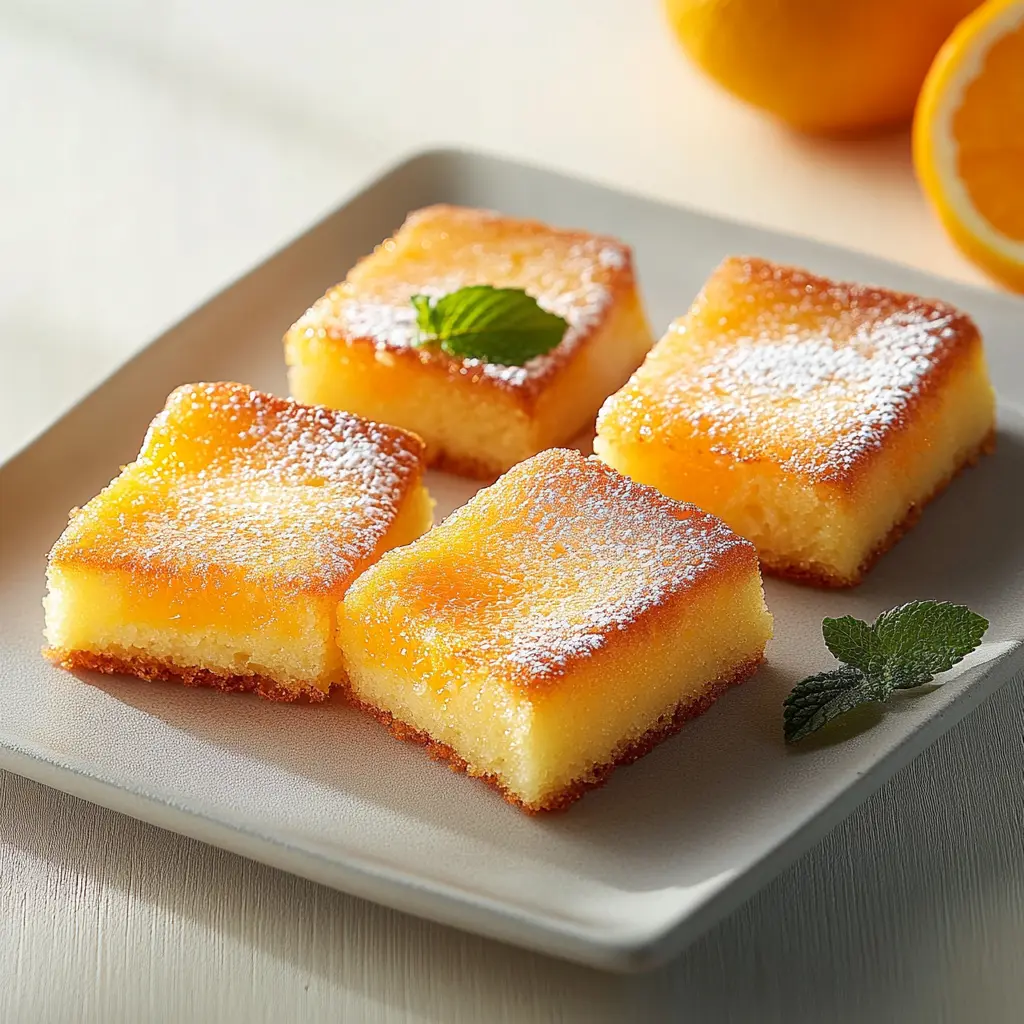 financiers à l orange