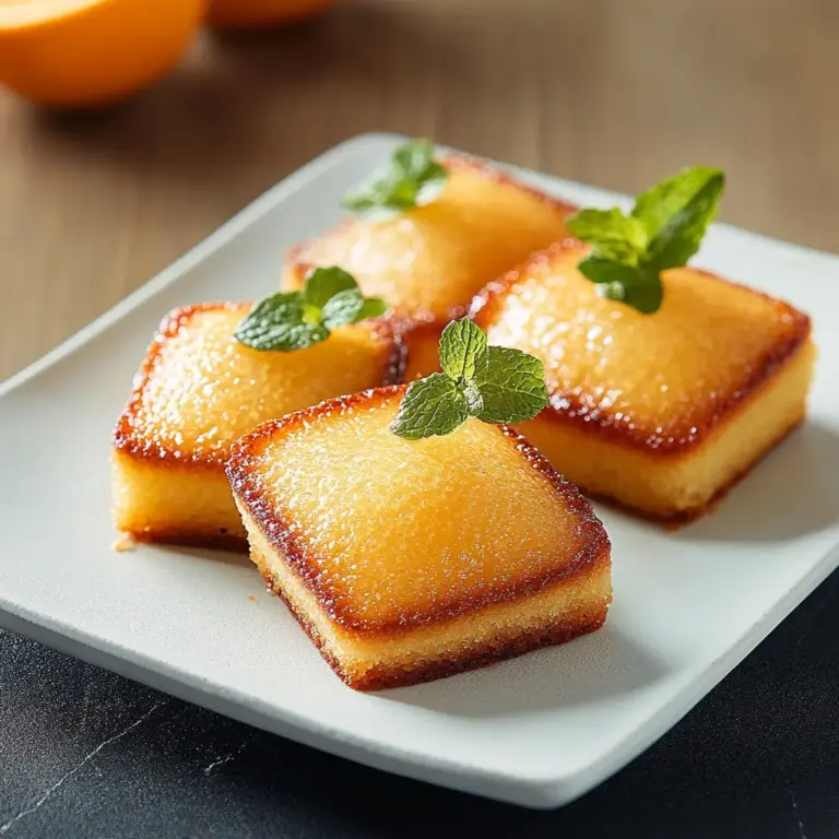 Financiers à l’Orange : Recette Simple et Délicieuse