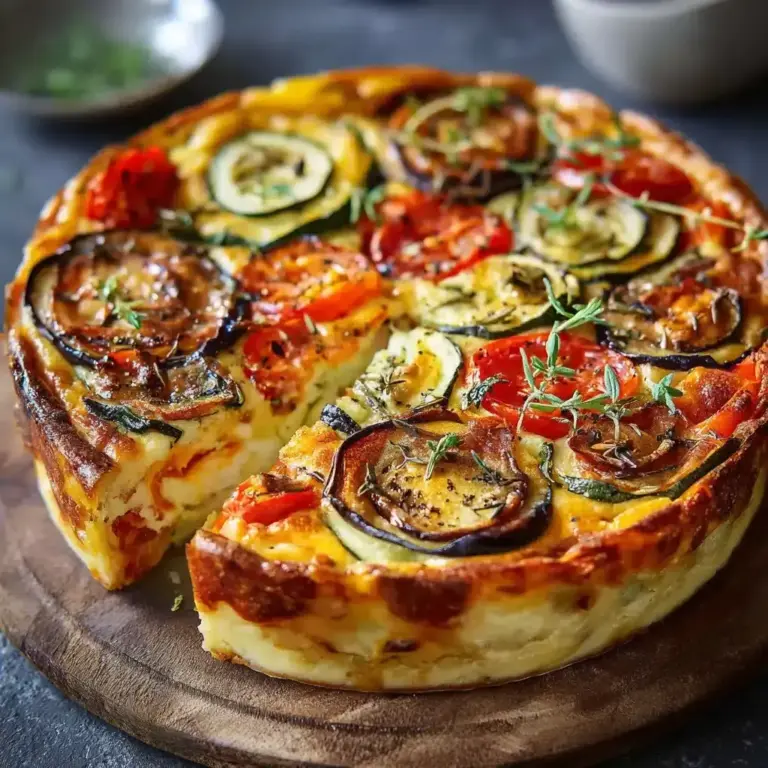 Flan Provençal aux Légumes d’Été