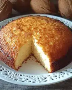 Gâteau à la noix de coco râpée moelleux