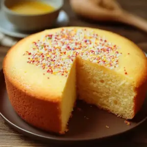 Gâteau à la vanille sans œufs