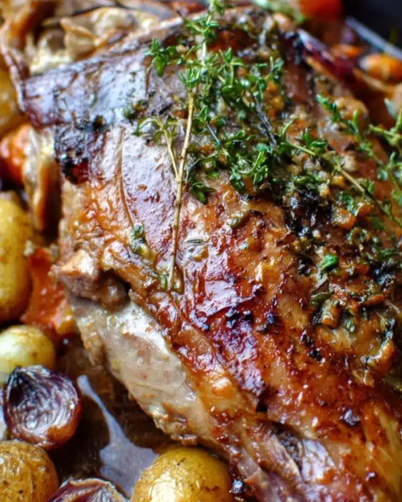 gigot d'agneau au four