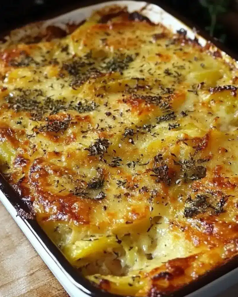 gratin de chou farci