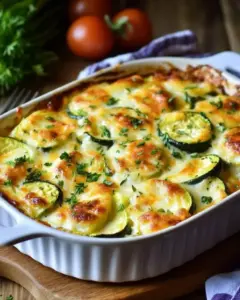 Gratin de Courgettes Crémeux et Savoureux