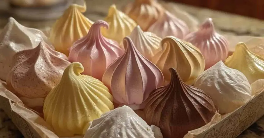 mini-meringues parfumées