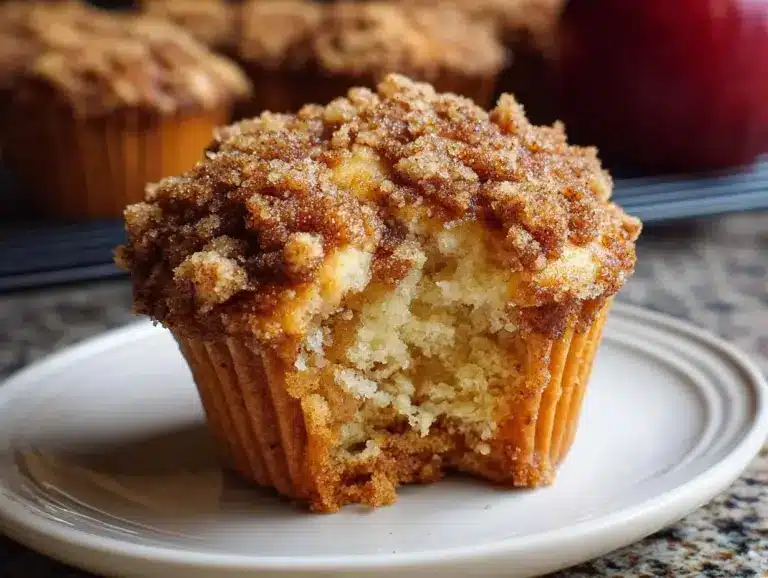 Muffins Pomme Cannelle Streusel: 1 recette magique